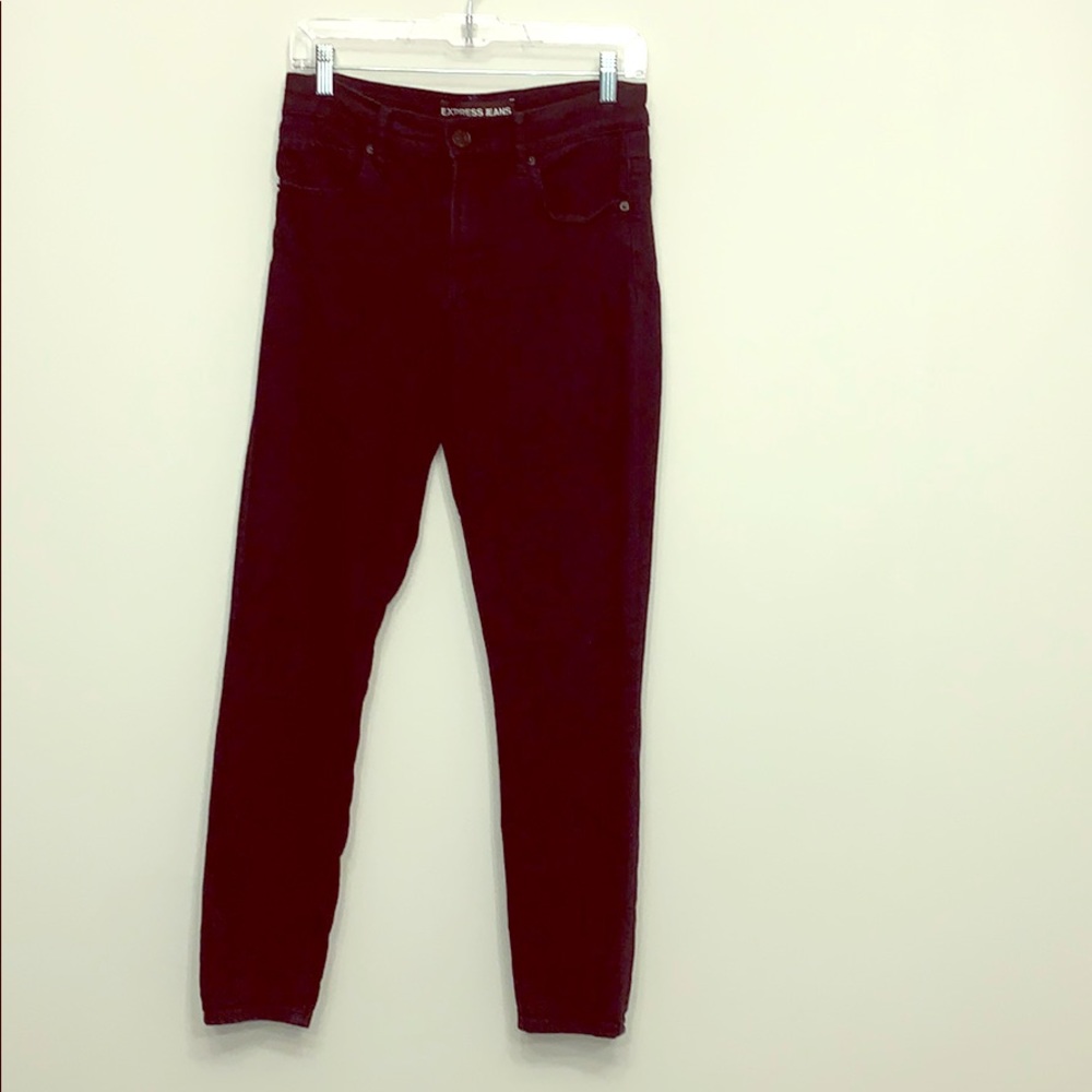 Express black highrise ankle legging